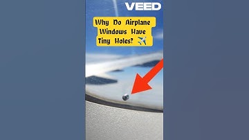 Why Do Airplane Windows Have Tiny Holes? ✈️ (Explained Simply)#shorts #shortvideo