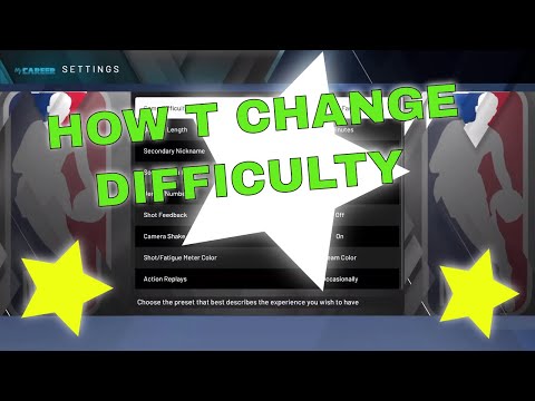 How to Change Difficulty on NBA 2K20 MyCareer
