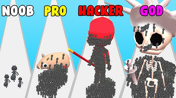 PinkerLab | Ants Runner NOOB vs PRO vs HACKER