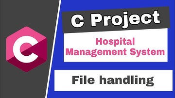 Hospital Management System | C Project | Project with Source Code | File Handling