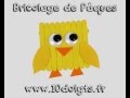 Fabriquer un poussin avec des btonnets en bois diy  tutoriel vido 10 doigts