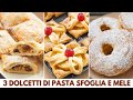 DOLCETTI DI PASTA SFOGLIA E MELE 3 idee facili e veloci - Fatto in Casa da Benedetta