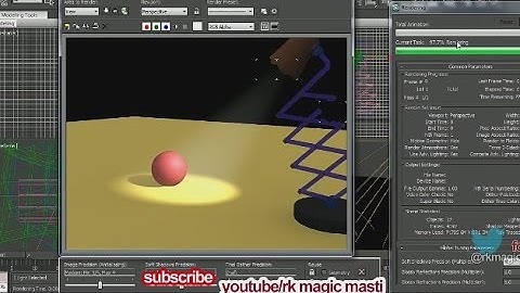 table lamp light setup tutorial in 3ds max