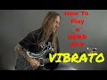 How to Play a Bend WITH Vibrato - Steve Stine Guitar Lesson