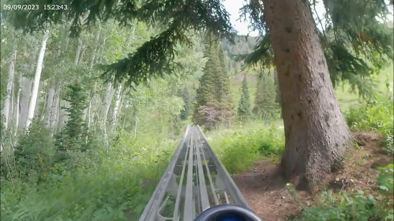 Snowbird Oktoberfest Mountain Coaster 4K 30FPS POV YouTube