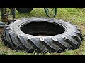 DIY Tractor Tire Pond