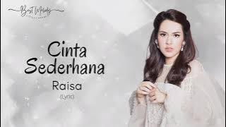 Raisa - Cinta Sederhana (Lirik Lagu)