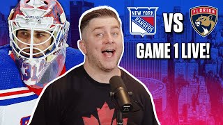Stanley Cup Playoffs  New York Rangers vs Florida Panthers Game 1 LIVE w/ Steve Dangle
