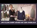 T-Shirt oder Longsleeve Shirt nähen (Shirt Upcycling Projekt Teil 2)