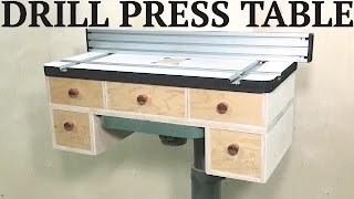 Make It - Drill Press Table I BET THE THING YOU WANT TO KNOW IS DOWN HERE ▽▽ - Instagram - http://instagram.com/dpmakestuff - Patreon - https://