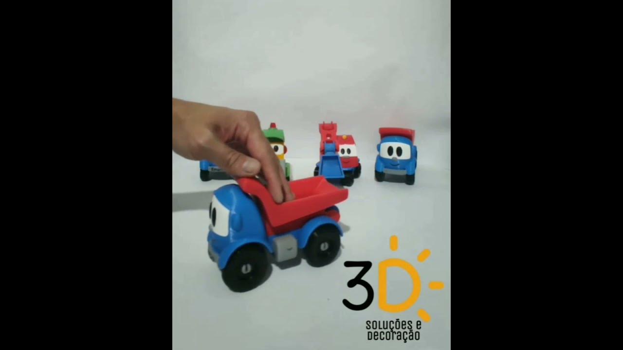 Combo Leo O Caminhao E Lifty - 2 Brinquedos Impressao 3D