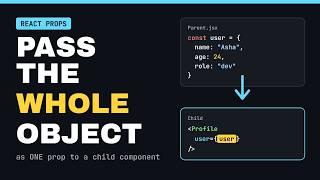 Stop Passing Props One by One! Pass the Whole Object in React
