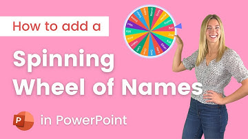 Create a Spinning Wheel of Names in PowerPoint [Random Name Picker]