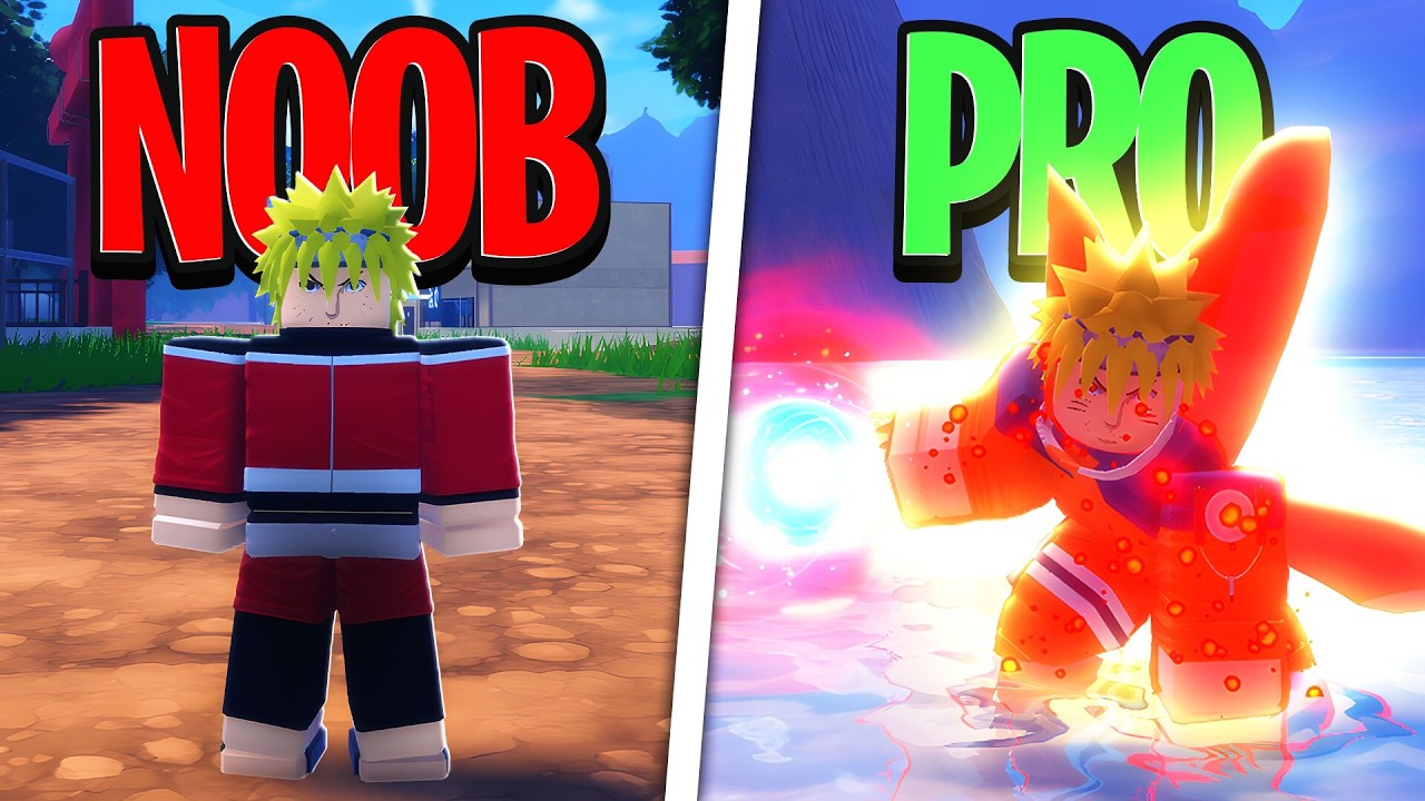 Going From NOOB To 1% NINE TAILS MODE NARUTO In Ninja Time (Roblox
