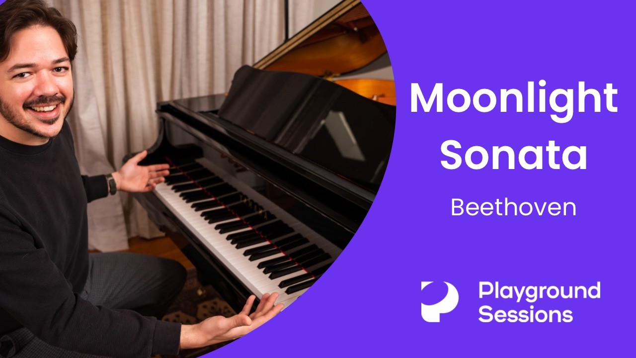 Как играть «Лунную сонату» Бетховена на фортепиано (Часть 1) — Playground Sessions
