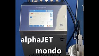 Koenig and Bauer alphaJET mondo in action - industrial printer  - marker
