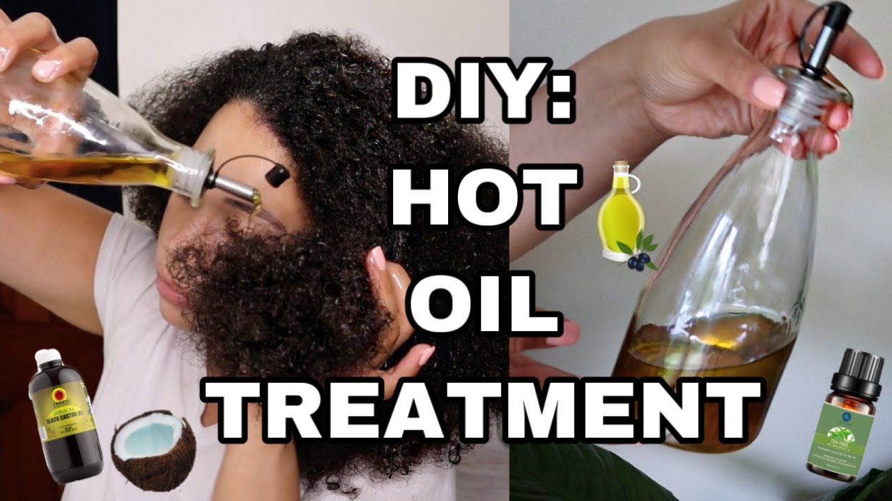 DIY Super Easy Hot Oil Treatment For Frizzy, Dry Hair! YouTube