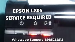 Epson l805 Resetter - service required Error |