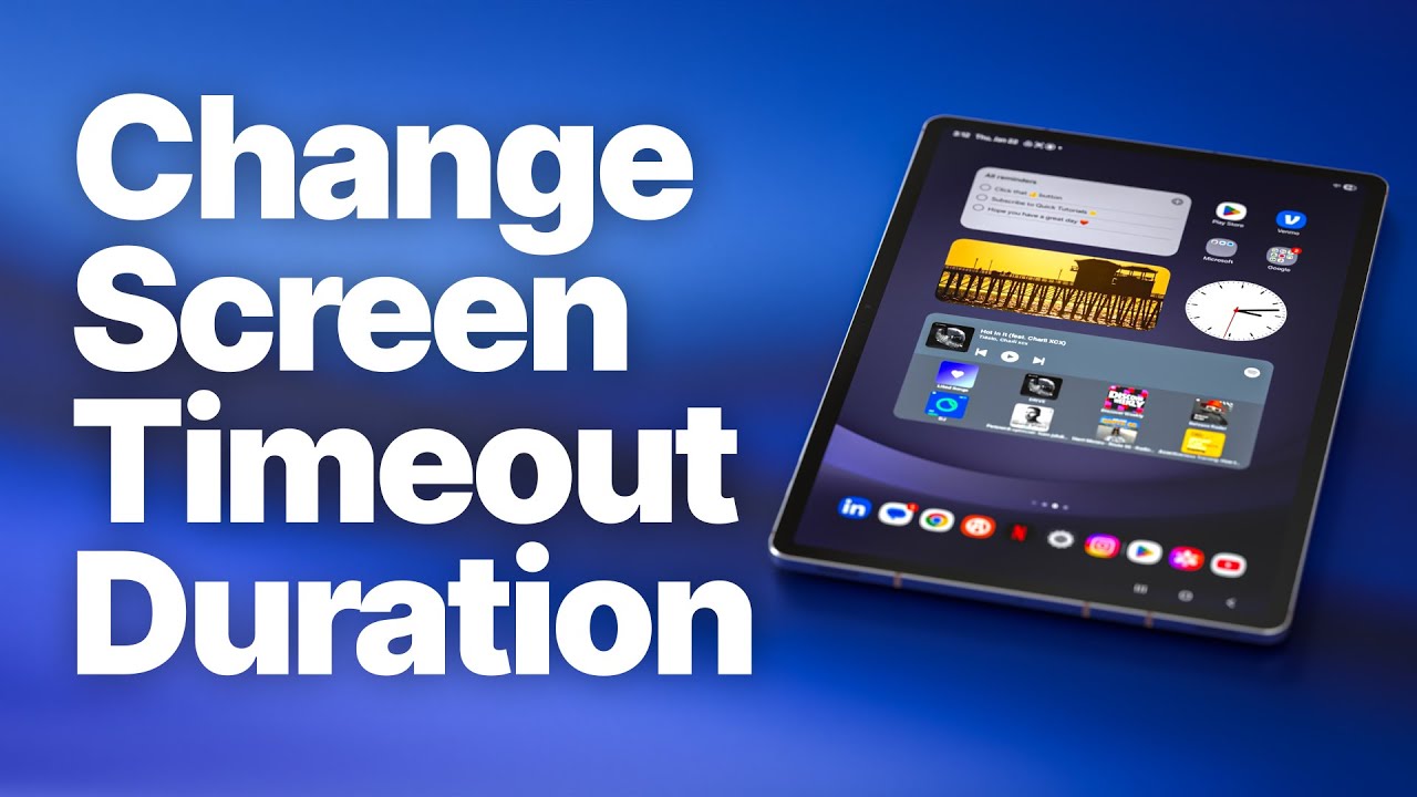 How to Change Screen Timeout on Android Tablets (Keep Your Screen On ...