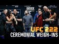 UFC 222 Ceremonial Weigh-Ins - MMA Fighting