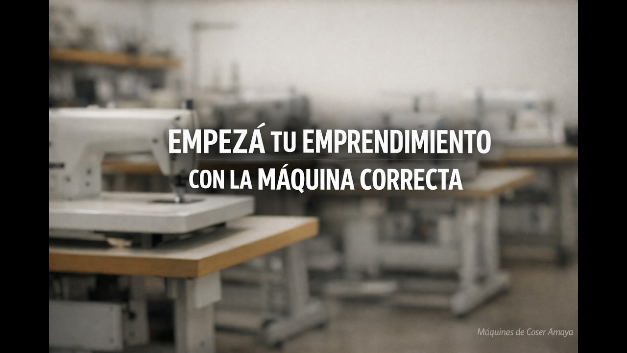 Video institucional de Máquinas de Coser Amaya