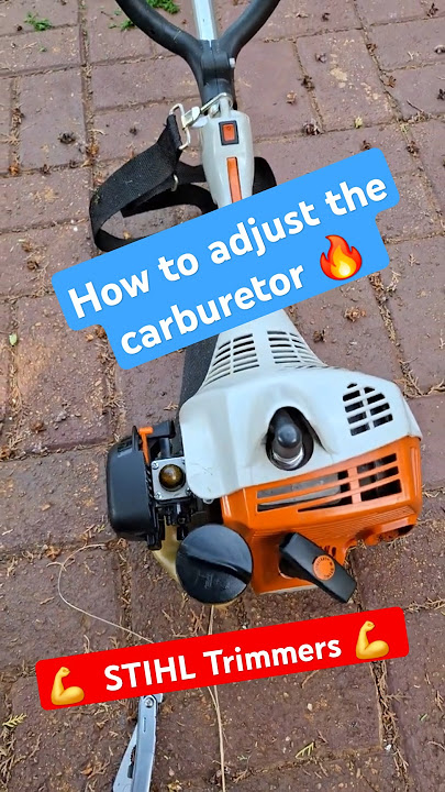 How 🤔 to adjust the idle speed on Stihl FS45 & FS38 string trimmer. #michaelstoolbench #fs45 #stihl