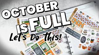 Getting Ahead Without Getting Overwhelmed | OCTOBER Plan With Me | Plum Paper