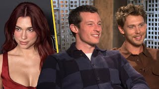 Watch Callum Turner's SWEET Reaction to Dua Lipa Reference (Exclusive)