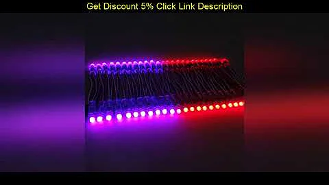 Top 500pcs 12mm WS2811 Full Color LED Pixel Light Module DC 5V input IP68 waterproof RGB color 2811