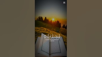 القران الكريم سورة الاخلاص