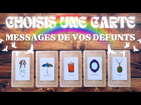 MESSAGES DE VOS DÉFUNTS 🌈🦋☁️ 5 CHOIX 🕊 INTEMPOREL