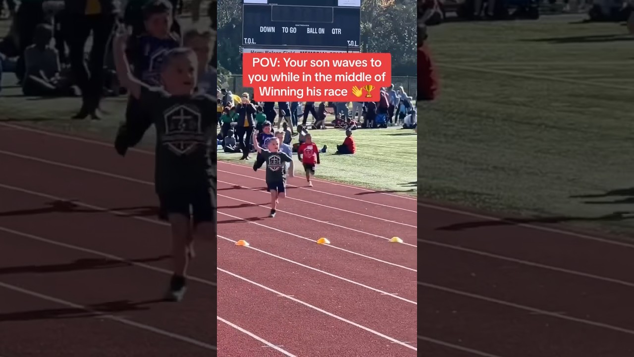 Just like Dash from The Incredibles… 👀🏆 