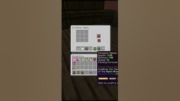 finally crafting FERMENTO ARMOUR in CraftersMC Skyblock 🫑 #craftersmc #minecraft #smallyoutuber