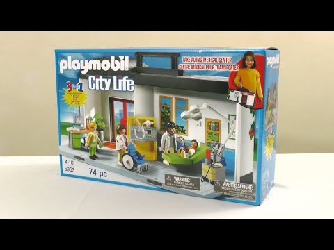 PLAYMOBIL 5953 HÔPITAL Transportable Centre Médical EUR 30,00 - FR