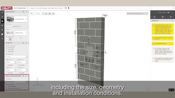 OVERVIEW Hilti PROFIS Engineering: Masonry Design