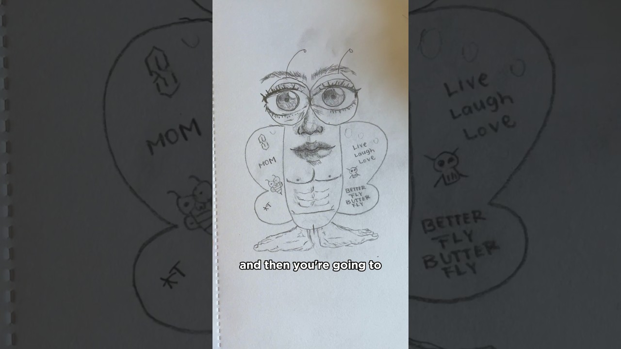 How to Draw a Realistic Butterfly 🦋