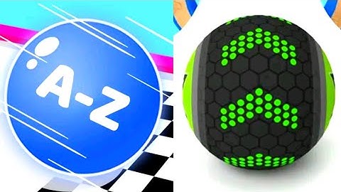 A-Z Run Vs Going Balls - Gameplay Android iOS Games