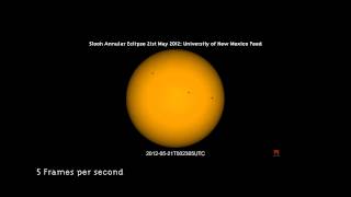Slooh Annular Eclipse: 21st May 2012 Profile