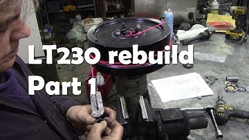 LT230 rebuild Part 1 Assembling the differential