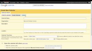 How to Create a Shared Calendar in Google Apps