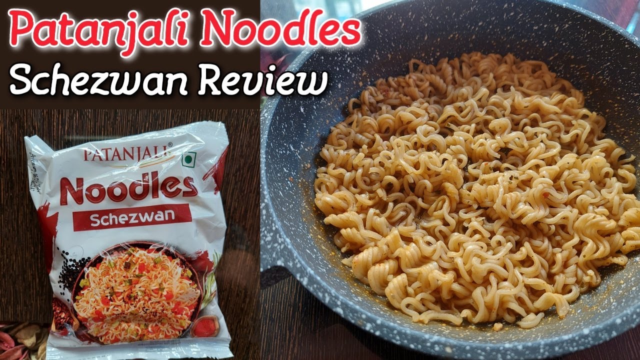 Patanjali Schezwan Noodles Review in Hindi How is Patanjali Schezwan
