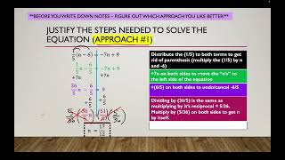 IA T1 1-3 Solving Equations with Variables on Both Sides