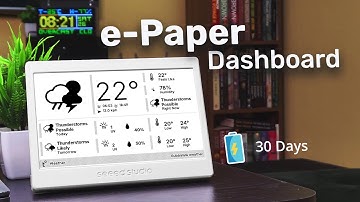 E-Paper Dashboard without coding | Xiao E-Paper Display and TRMNL Firmware