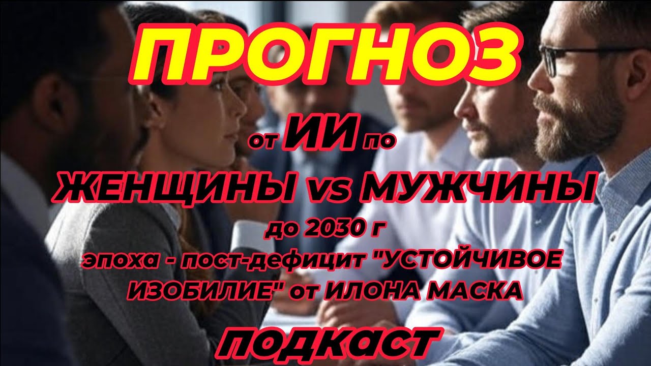 Что будет с Женщинами? Прогноз от ИИ #Grok до 2030 #ИИ #ИлонМаск #Grok #психология