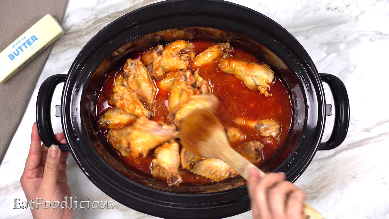 Slow Cooker Buffalo Chicken Wings