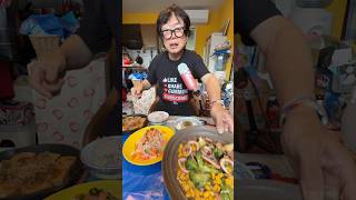 イカとブロッコリーとコーンのバター炒め食べた #asmr #mukbang #shorts