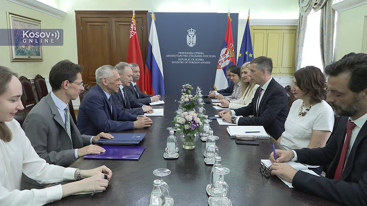 Beograd, Sastanak ministra Đurića sa ambasadorima Rusije i Belorusije