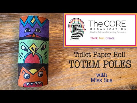 April 2, 2020 Toilet Paper Roll Totem Poles