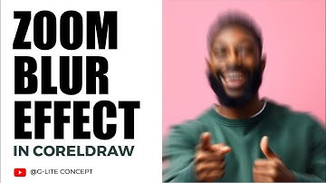 Create Stunning Zoom Blur Effect in CorelDRAW | Eye-Catching Motion Design Tutorial!