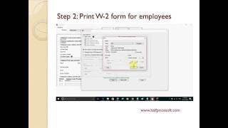 ezW2 Tutorial   Print W2 on White Paper for Employees and SSA